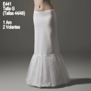 Can-can Sirena Talla 44 46 48 Novia