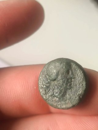 Moneda Griega de Nysa en Lydia