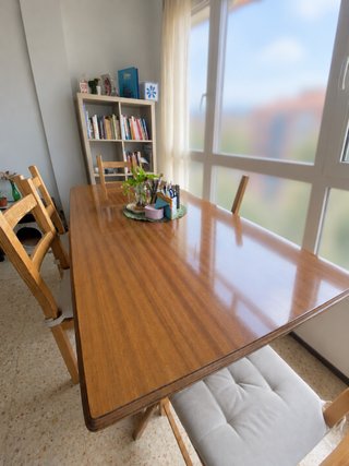 Mesa de Comedor Extensible de Madera