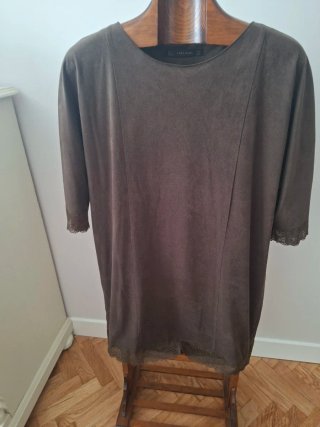 Vestido de antelina Zara