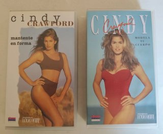 2 Cintas VHS Cindy Crawford: Fitness