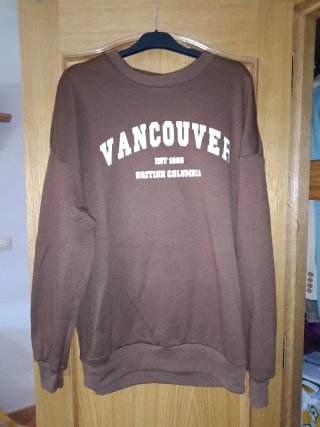 Sudadera Marrón Vancouver Talla L