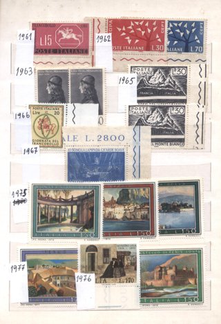 Album francobolli Italia Repubblica 1960-1981