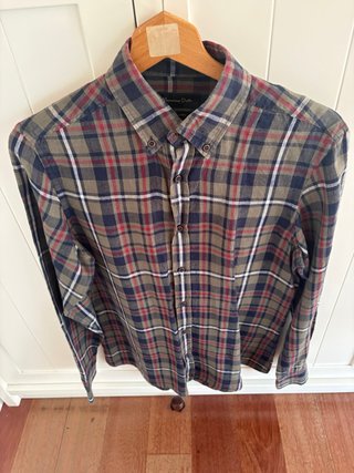 Camisa de cuadros Massimo Dutti