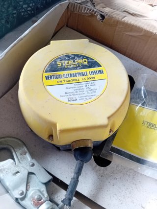 Línea de vida retráctil Steelpro 10m