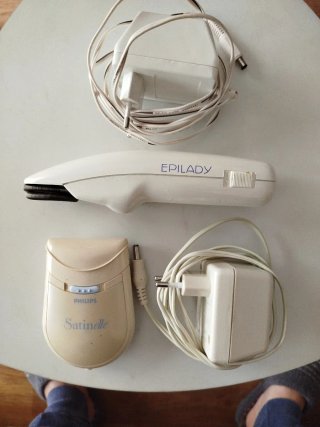 Set de 2 Máquinas Depiladoras Philips y Epilady
