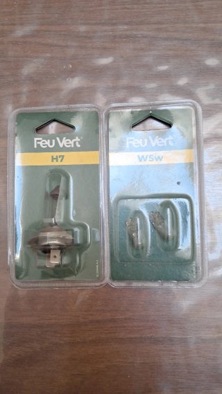 Bombillas Feu Vert H7 y W5w