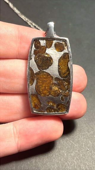 Colgante Meteorito Pallasita Sericho