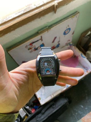 Reloj Futurista Digital Coche