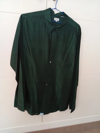 Camisa de seda Paul Smith verde