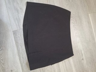 Falda pantalón negra Stradivarius