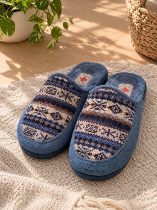 Zapatillas de estar por casa estampado nórdico