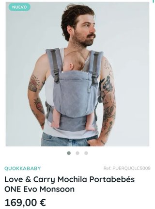 Mochila Portabebés Love & Carry ONE Evo Monsoon