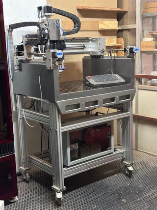 Fresadora CNC para metales blandos