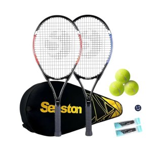 Senston Juego de 2 Raquetas de Tenis para Adultos