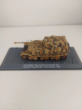 Miniatura Tanque Elefant Panzerjäger Tiger (P)