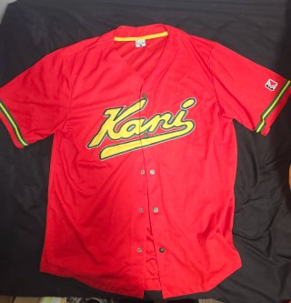 Camisa Karl Kani Roja Talla L
