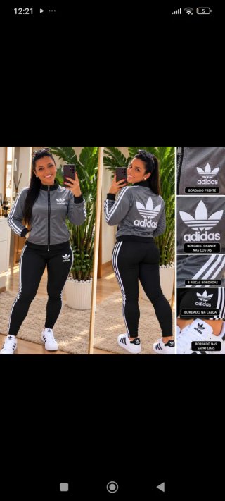 Chándal Adidas Gris y Negro