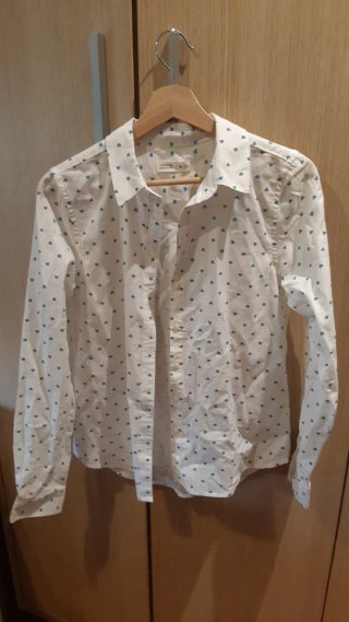Camisa Springfield Blanca con Estampado