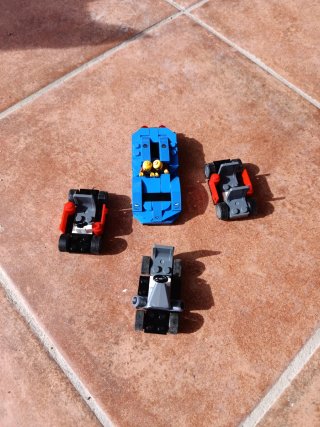 Set de 4 Coches LEGO