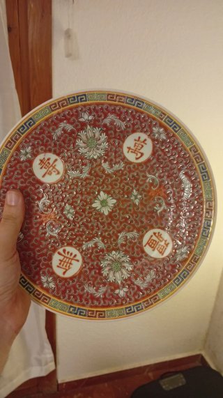 Plato y bol Estilo Chino