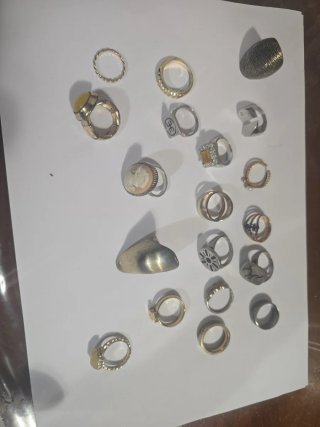 Lote de 18 anillos variados