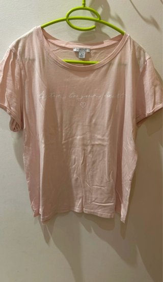 Camiseta manga corta Rosa Talla XL