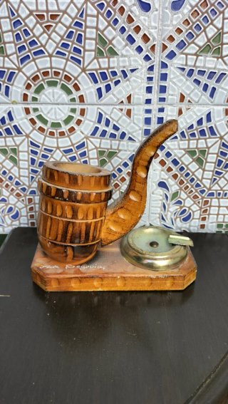 Cenicero Vintage con Forma de Pipa - Segovia