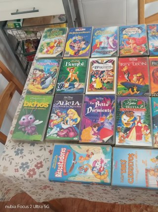 Colección 31 Películas Disney VHS grandes clasicos