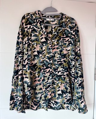 Camisa Estampada Mango Talla XL
