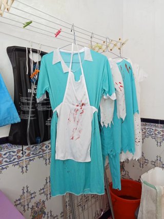 varios  Disfraces de Enfermera Zombie,precio unida