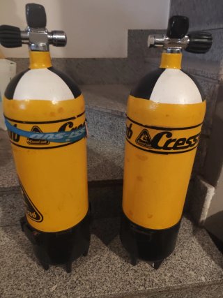 Set 2 Botellas Buceo 10L Cressi-Sub