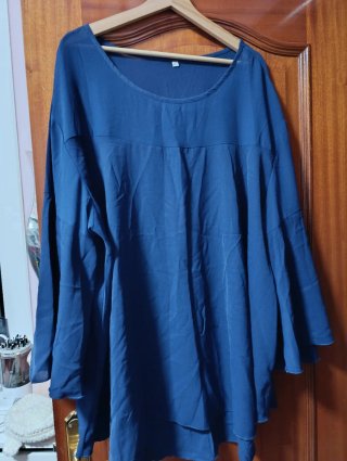 Blusón azul