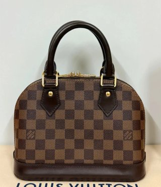 Bolso Louis Vuitton Alma BB Damier Ebène