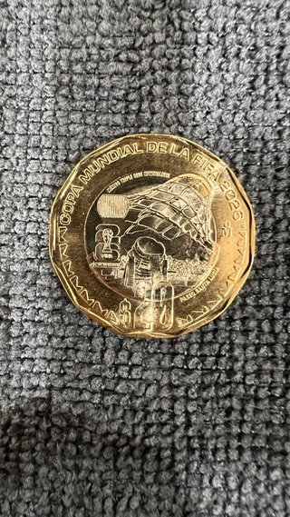 Moneda 20 Pesos Mexicanos Copa Mundial FIFA 2026