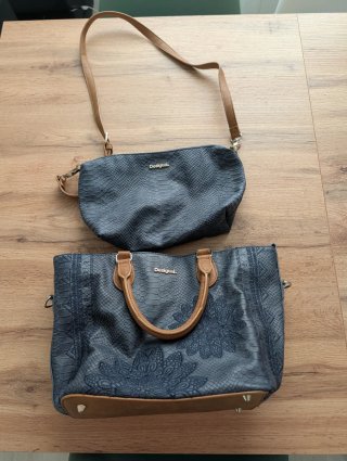 Set 2 Bolsos Desigual Azules