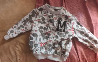 Sudadera Mickey Mouse Gris