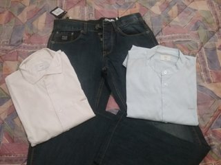 Lote Ropa Hombre T- M (Pantalón y Camisas) Nuevo