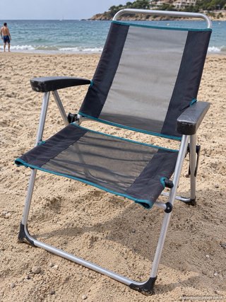 Silla Plegable de Playa con Reposabrazos