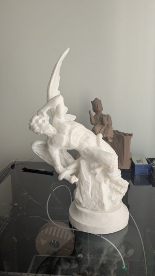 Servicio Impresión 3D - Ángel Caído Retiro Madrid