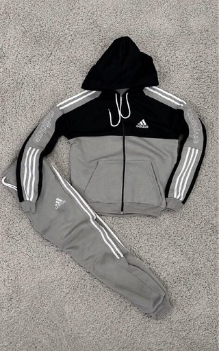 Chándal adidas Negro y Gris