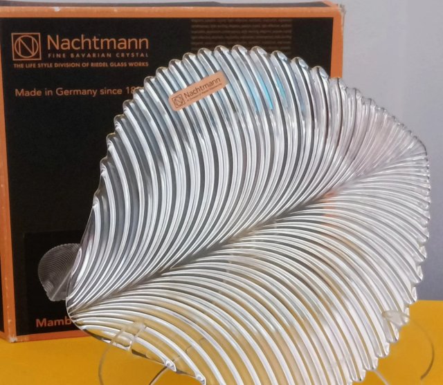 Plato/Centro de Mesa Cristal Nachtmann Mambo NUEVO