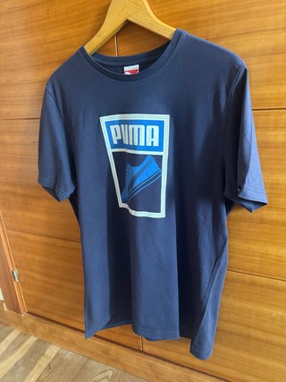 Camiseta Puma Azul / morado