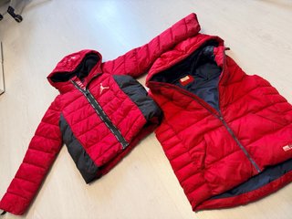 Abrigo marca JORDAN y Chaleco (7-8 años)