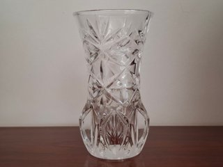 Jarrón pequeño de cristal Bohemia