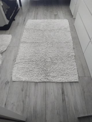 Juego de 2 Alfombras Blancas