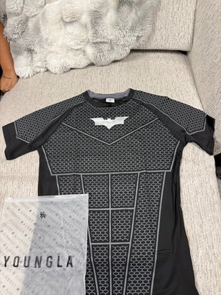 Camiseta compresión Batman Youngla Negra Talla M