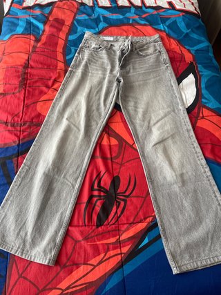 Pantalón Zara Gris Talla 36