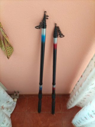 2 Cañas de Pesca Telescópicas
