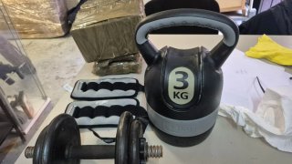 Set de Pesas y Kettlebell para Gimnasia